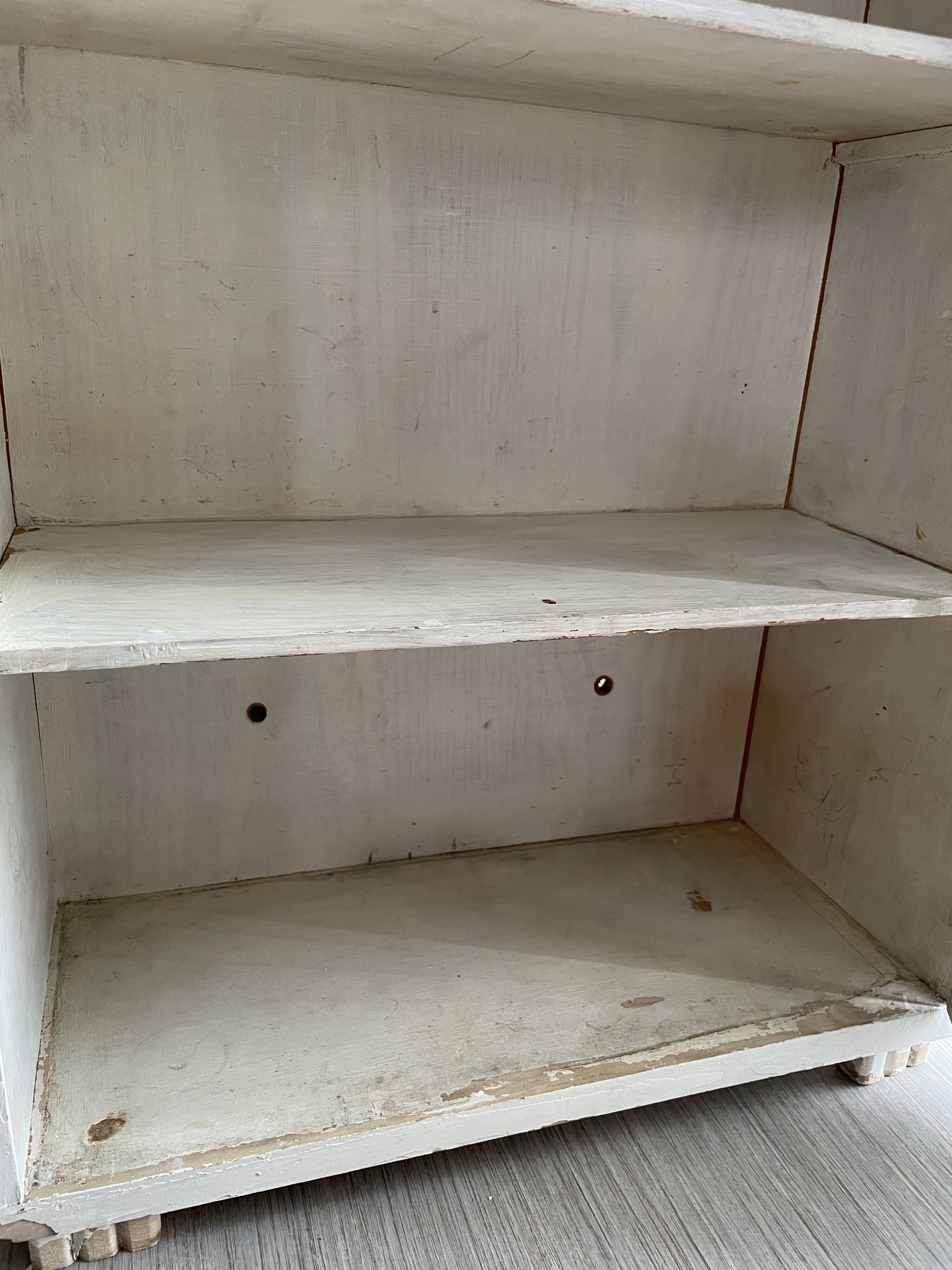 Bathroom cabinet pharmacy patinated wood