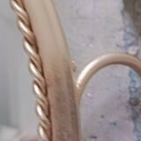 Vintage gold floral mirror