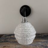Vichy Art Deco glass wall light