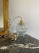 Vintage glass globe lamp