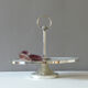 Marble and silver cheese platter
