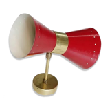 Red diabolo wall lamp