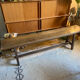 Solid oak bench