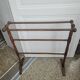 Wooden towel rack