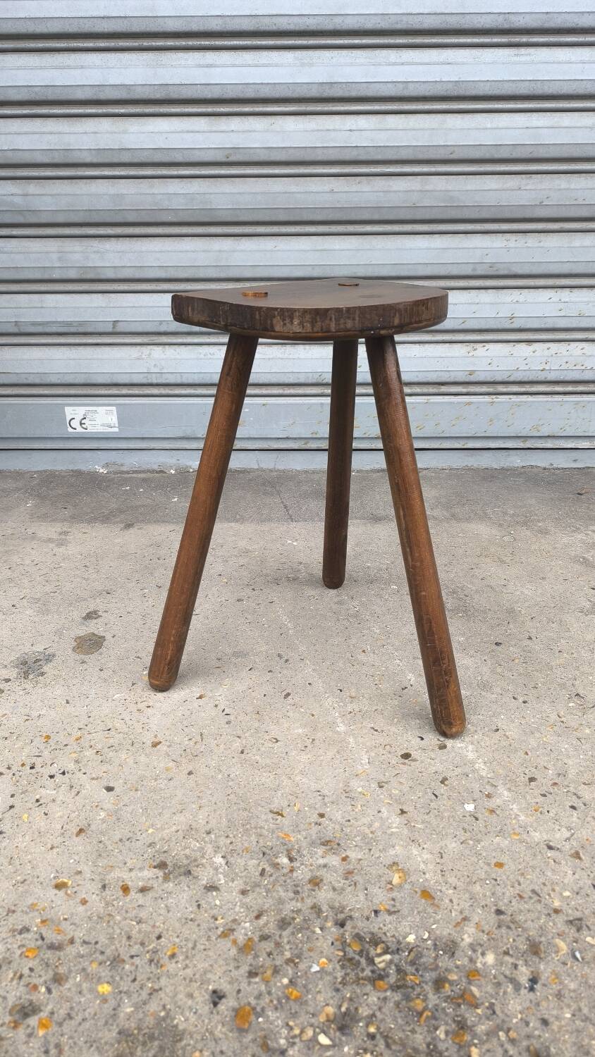 Wooden tripod stool 1960