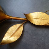 Wall lamp flower brass hang vintage