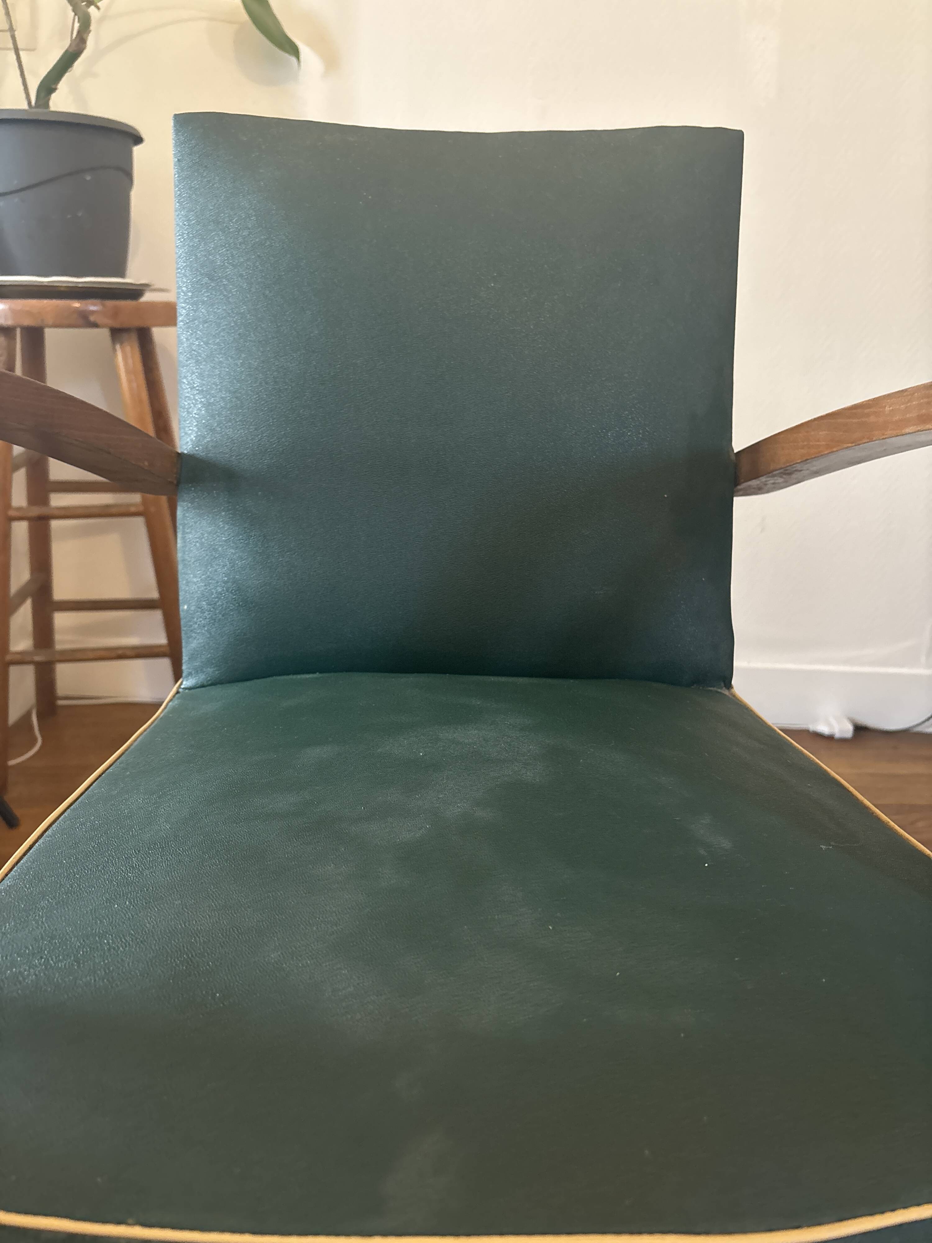Paire de fauteuils années 1950