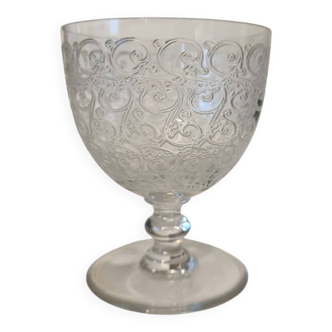 Red wine glass Baccarat model Rohan