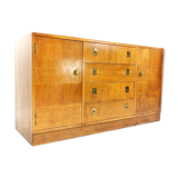 Art deco oak sideboard military campaign heals