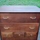 Commode haute semainier marque stag 1980 vintage royaume-uni