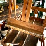 Old collapsible wooden painter's easel