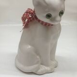 Delft Wit earthenware cat