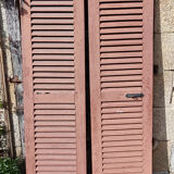 Pair of wooden shutters