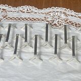 Ercuis - Set of 12 silver-plated knife rests in Art Deco style