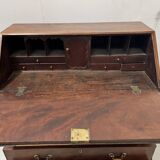 English style mahogany and veneer 19th century slope desk