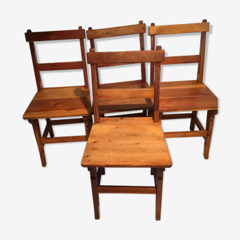 Set of 4 mountain chairs