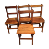 Set of 4 mountain chairs