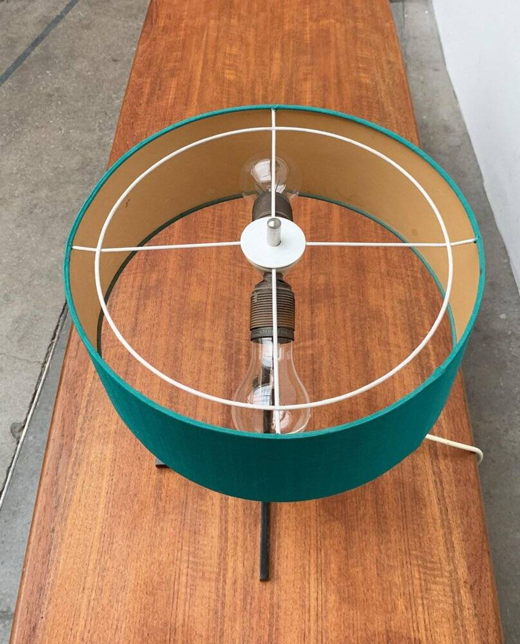 Mid-century minimalist table lamp by Kaiser Idell / Kaiser Leuchten.