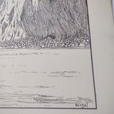 Antique print - La cape de mer - Lithograph from 1902