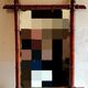 Mirror period 1950 wood beautiful imitation bamboo