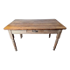 Patinated fir farmhouse table