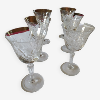 Water glasses from the Bayel crystal factory