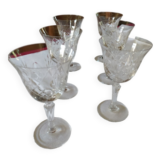 Water glasses from the Bayel crystal factory