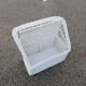 Trunk show white rattan for kids with bench seats and table