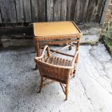Anciens Fauteuil & Bureau Pour Enfant