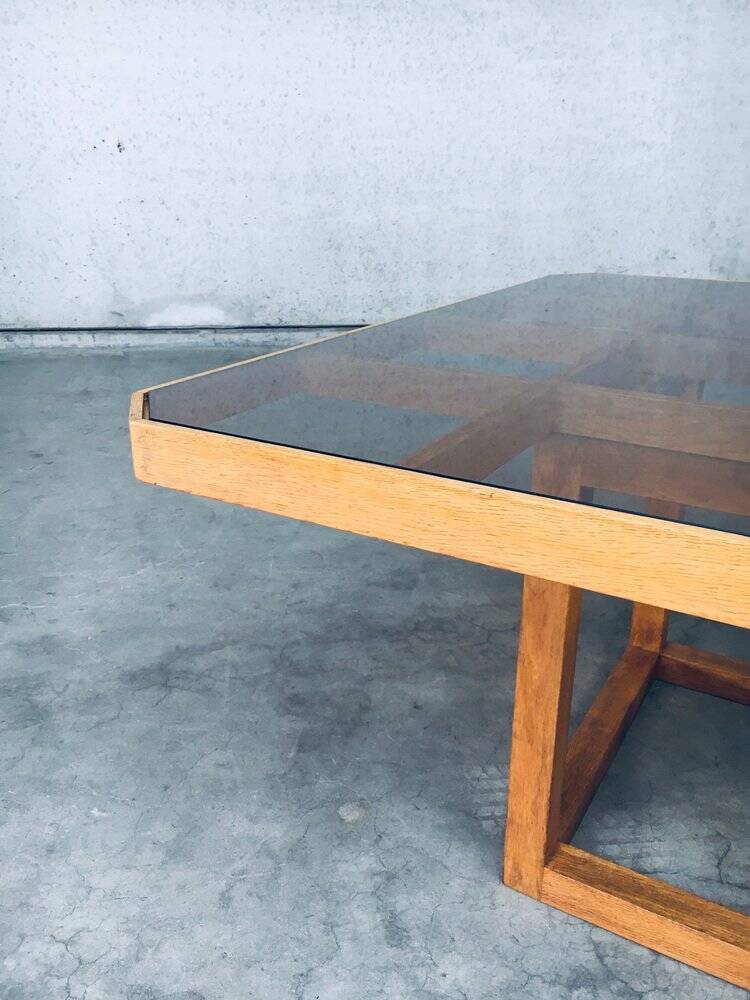 Postmodern Octagonal Square Dining Table, 1980s