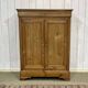 Small Louis Philippe 19th century cherry wood wardrobe with a drawer at the top