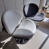 Pair of vintage retro armchairs Poltromec