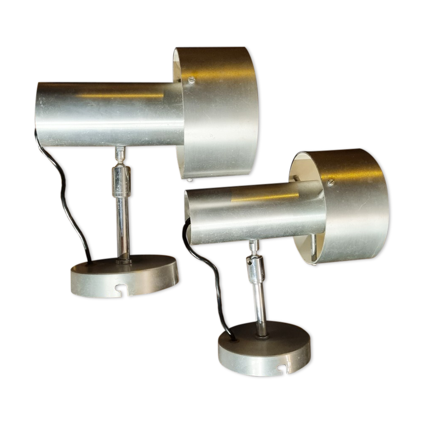 Pair of Peter Nelson design sconces, Architectural Lighting Company edition