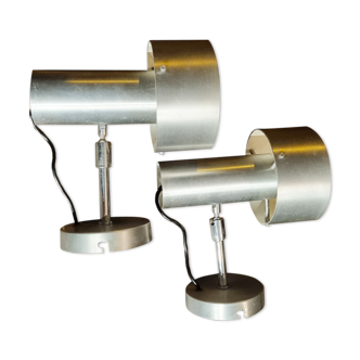 Pair of Peter Nelson design sconces, Architectural Lighting Company edition