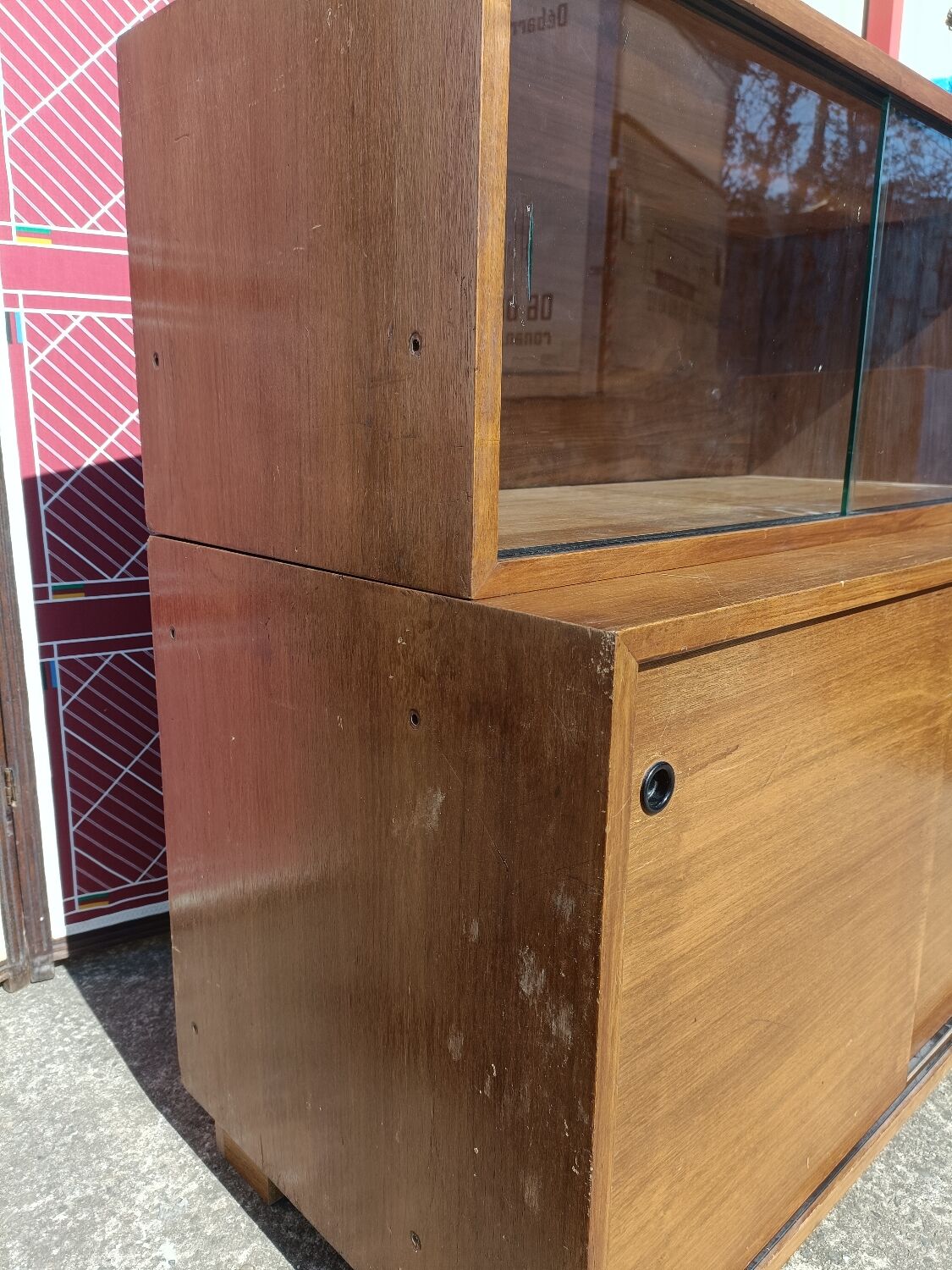 Bar furniture, vintage showcase