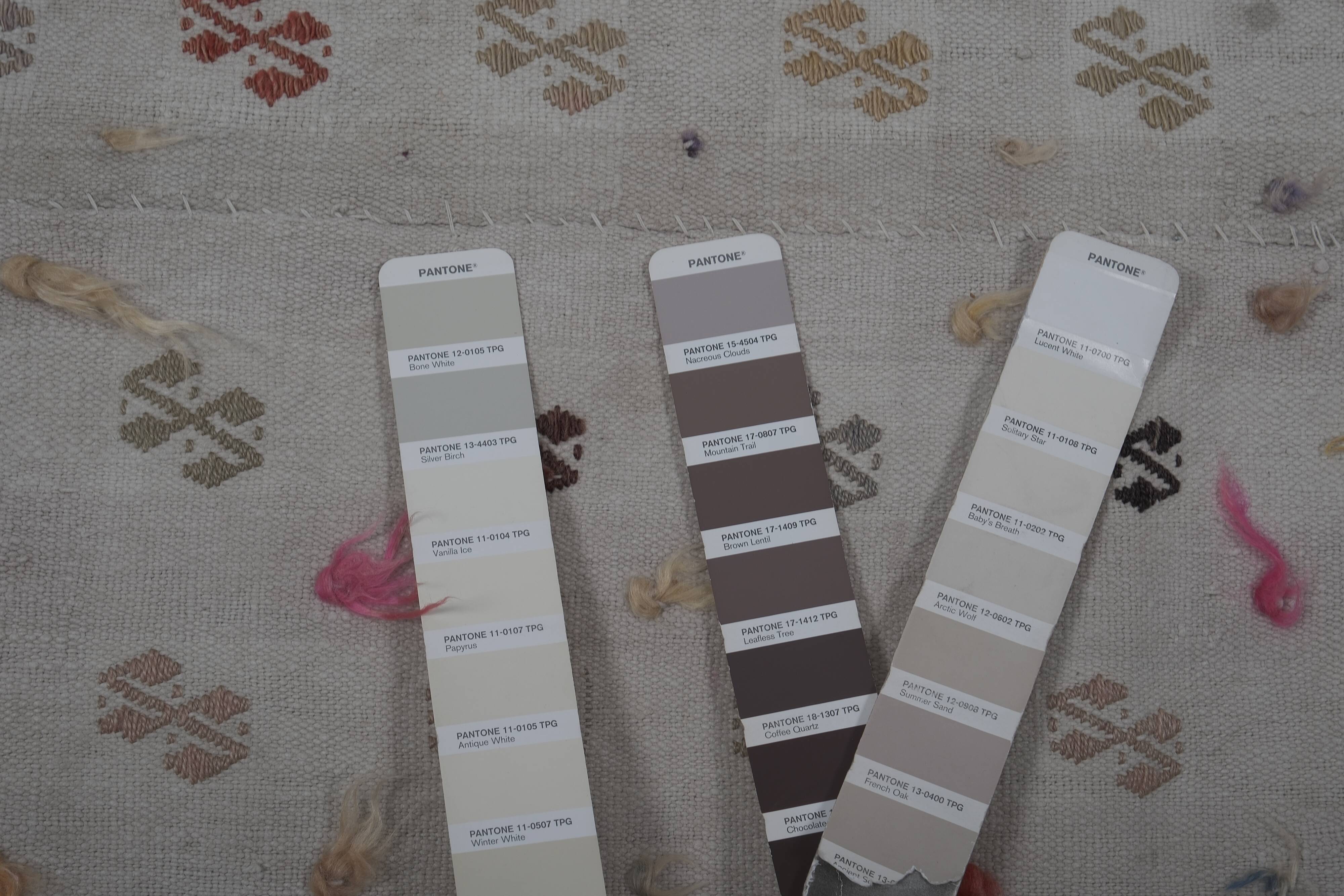 Vintage Turkish Oushak Rug Handwoven 144x260 cm