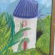 Tableau paysage moulin