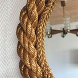 Vintage rope round mirror  32cm