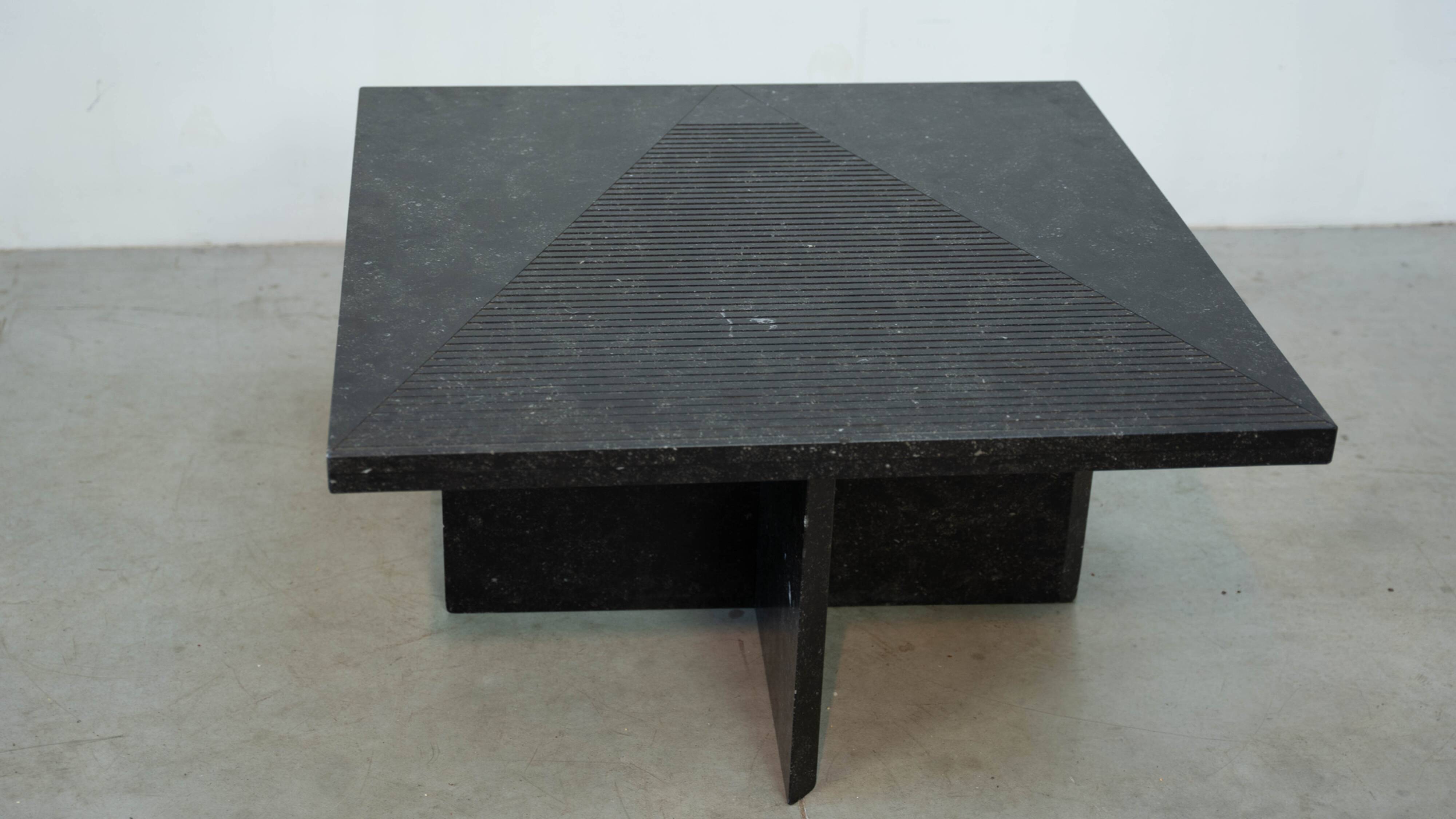 Signed Willy Ballez coffee table