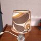 Lampe vintage, abat jour années 70