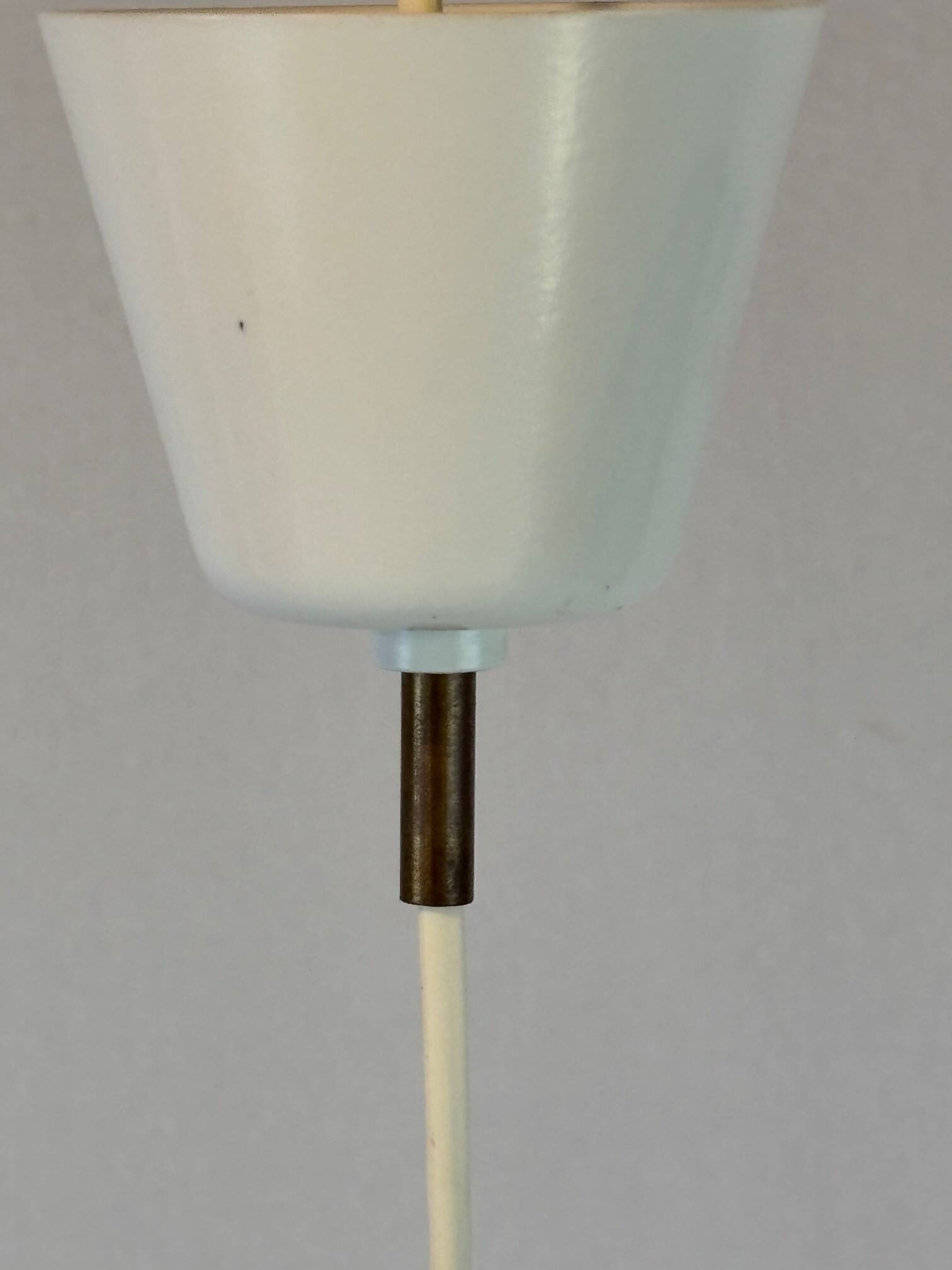 copper and teak suspension by Hans Agne Jacobson - Denmark 1960s
