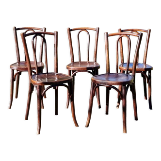 5 Baumann chairs n°42 20 years