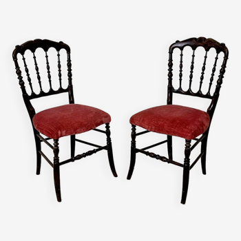 Pair of Napoleon III chairs