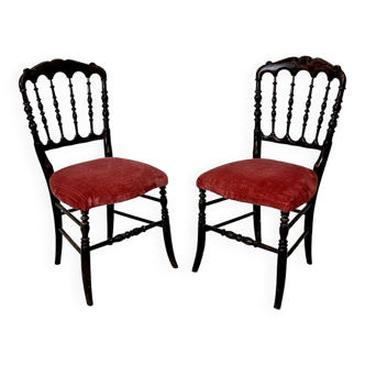 Paire de chaises napoléon III