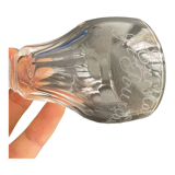 Set 9 crystal wine glasses engraved Saint Pourçain