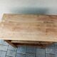 Solid wood table