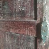 Old cabinet door carved solid oak