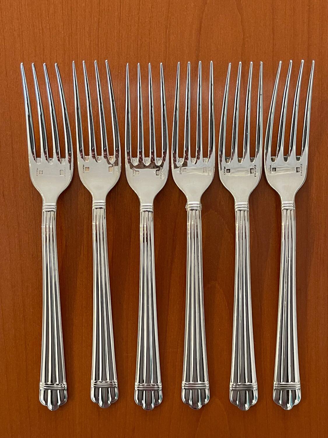 6 new aria christofle forks