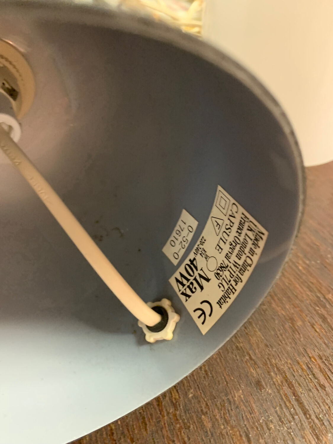 Pair of vintage table lamps from the 90s