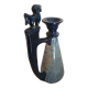 Signed glazed ceramic ewer
